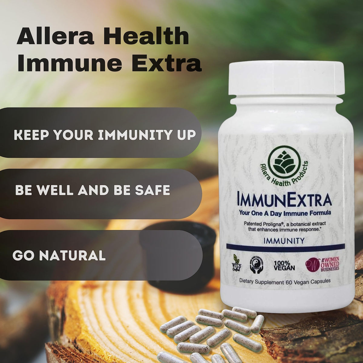 Allera Health Immune Extra Pine Cone Extract - 60 Capsules - image 4