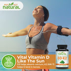 Why Not Natural Vitamin D3 K2 MK-7 10000 IU - 60 Vegetarian Capsules - image 3