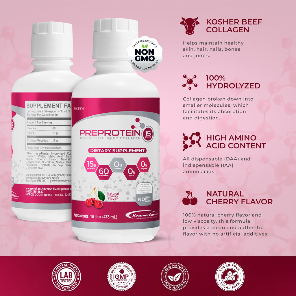 PreProtein 15 Liquid Hydrolyzed Collagen Peptides