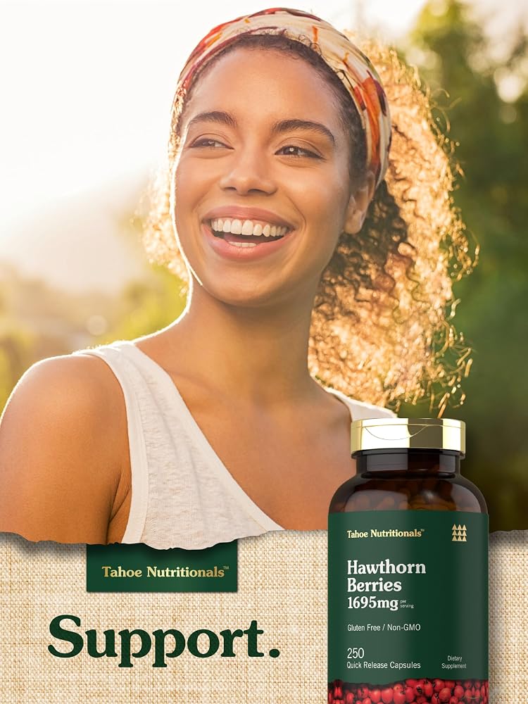 Tahoe Nutritionals Hawthorn Berry Capsules 1695 mg - 250 Count - image 7