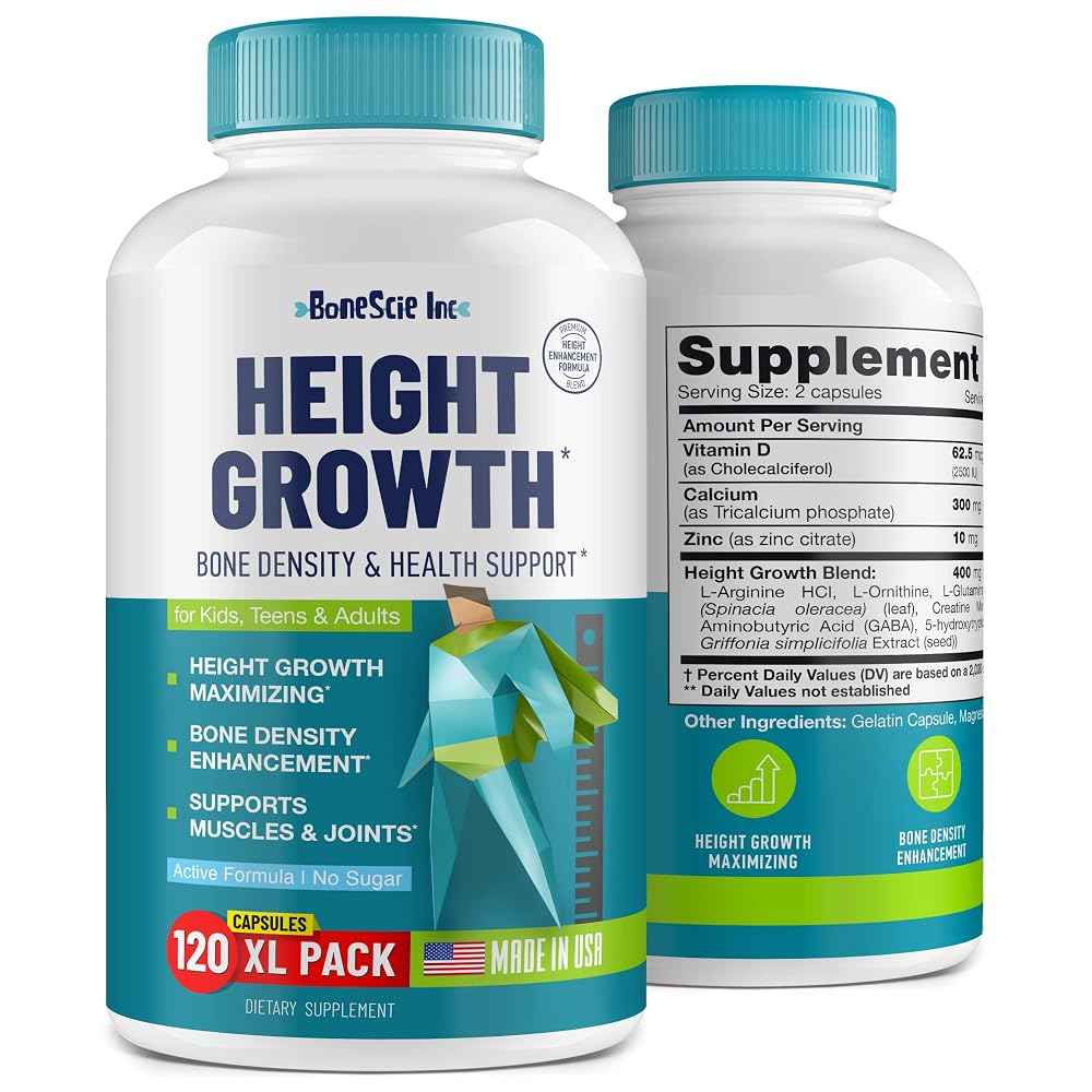Bonescie Height Growth Maximizer Capsules - 120 Capsules