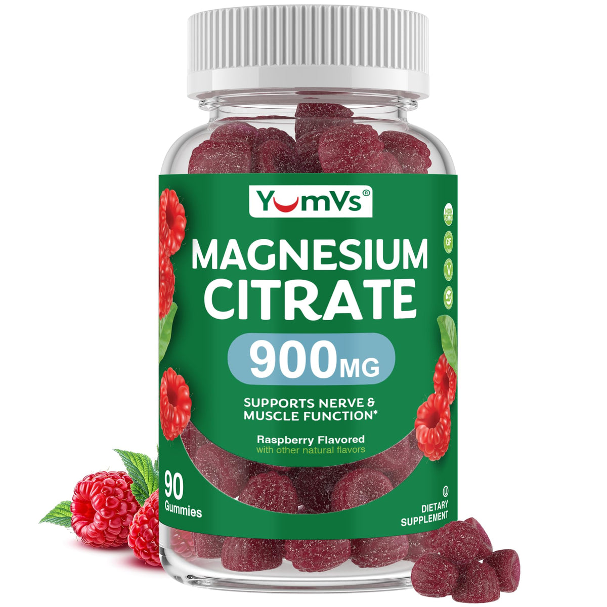 YUM-V'S Magnesium Citrate Gummies by YumVs