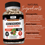 Kaya Naturals Root Powder Capsules - Pure Nature Ashwaganda