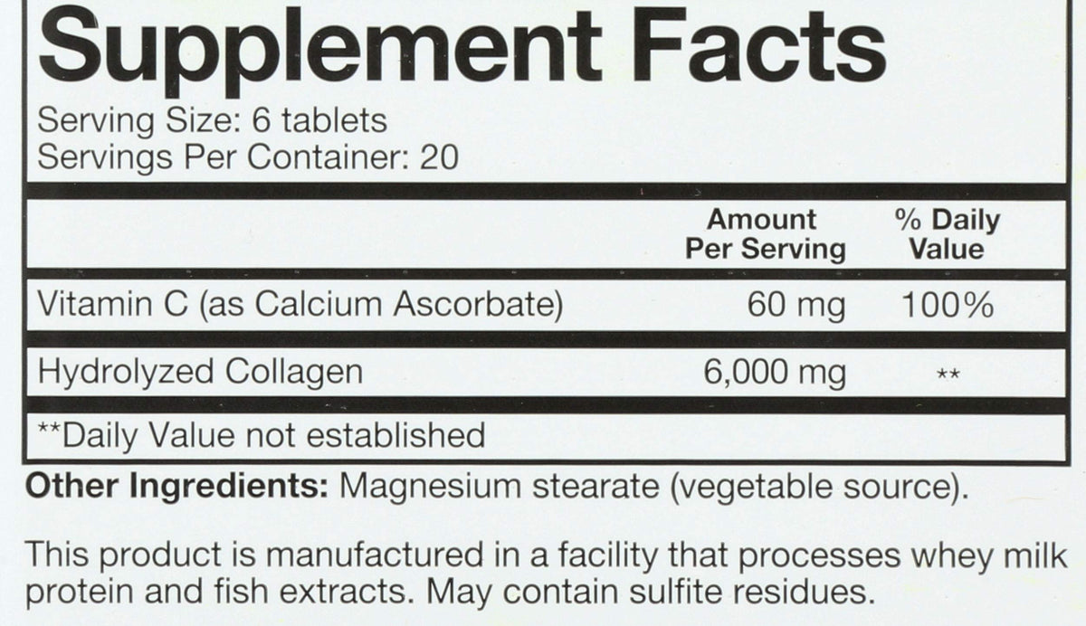 Youtheory Collagen with Vitamin C - 120 Tablets - image 3