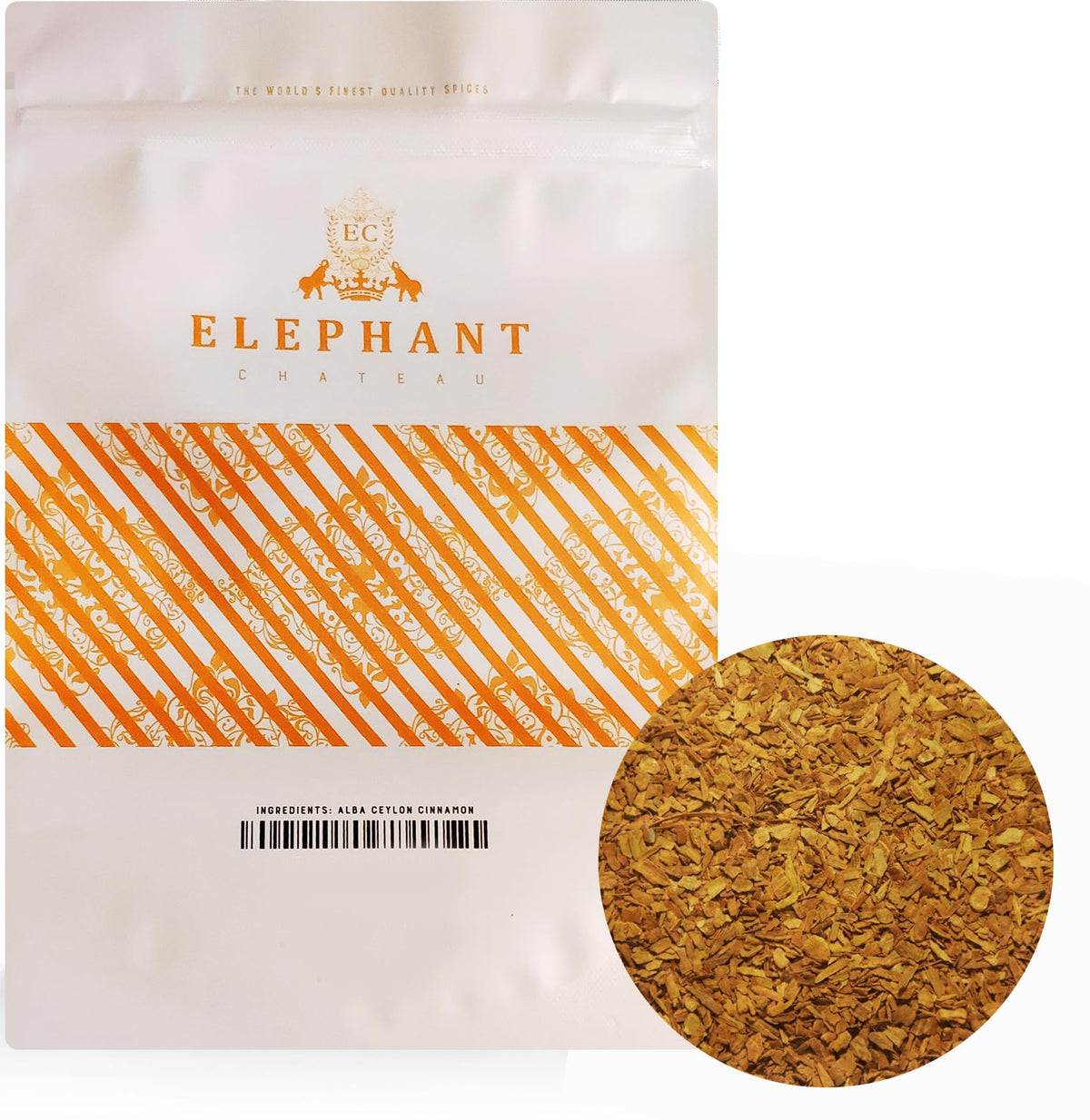 Elephant Chateau Fresh Ceylon Cinnamon Tea Cut Grade - 25 Cups - image 2