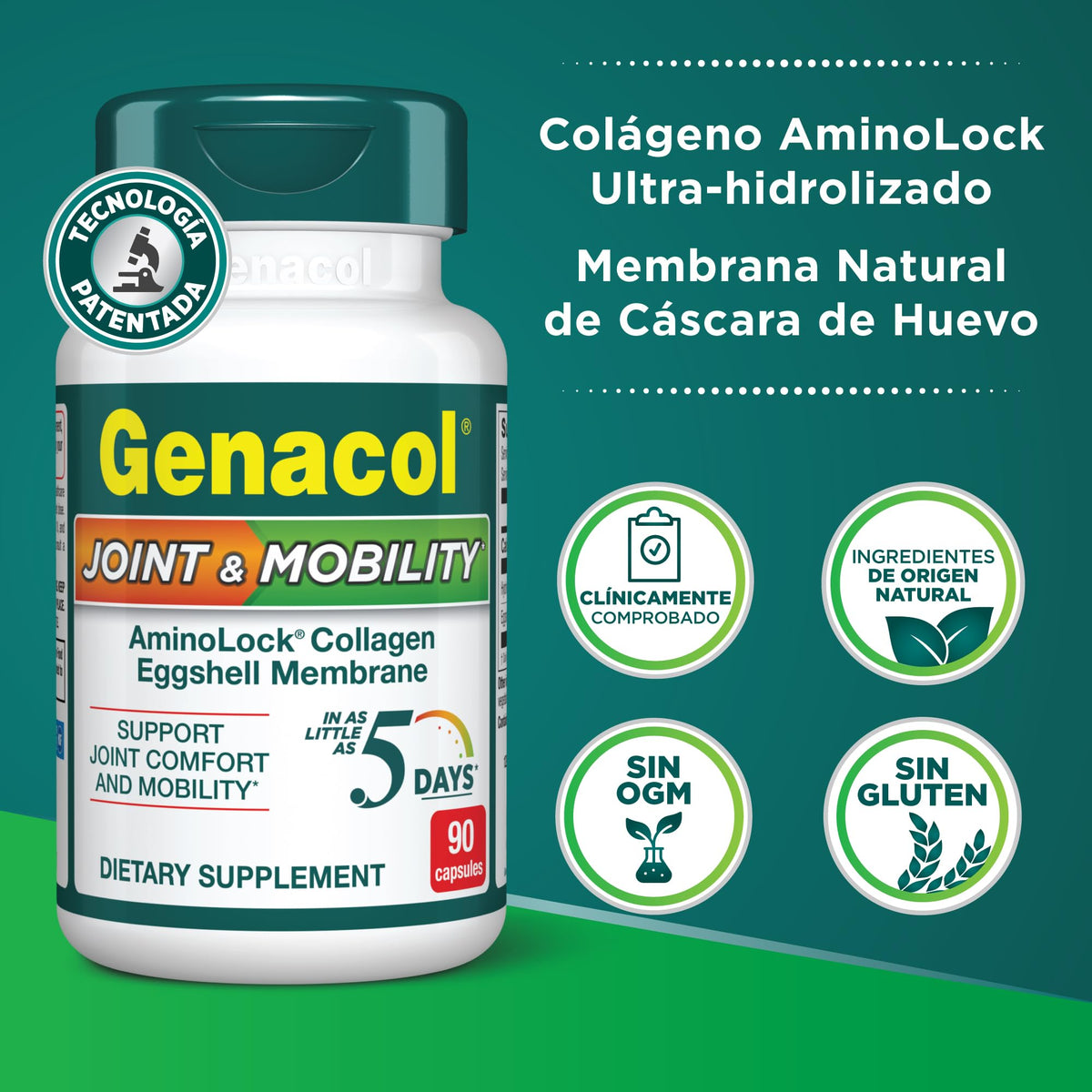 Genacol Joint & Mobility Eggshell Membrane & Collagen - 90 Capsules - image 3