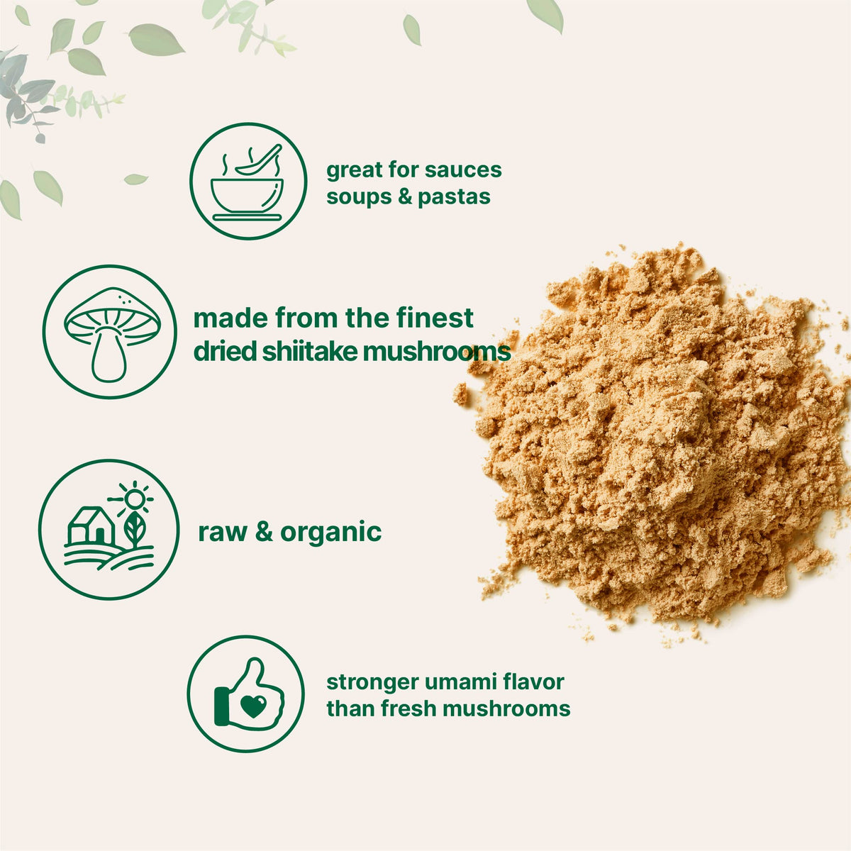 Micro Ingredients Organic Shiitake Mushroom Powder - 8 oz - image 3