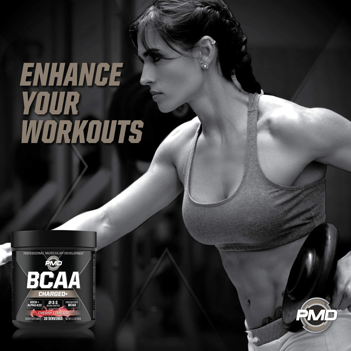 PMD Sports BCAA Charged Amino Drink Mix