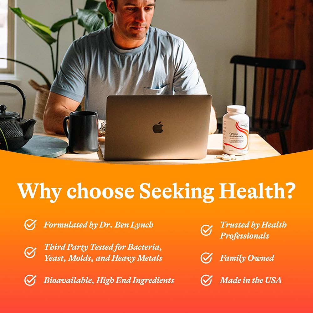 Seeking Health Optimal Multivitamin with CoQ10 - 240 Capsules - image 7