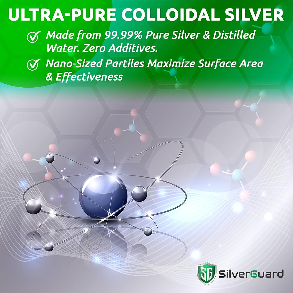 SilverGuard Enhanced Colloidal Silver Liquid Immune Support Supplement - image 10