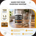 GUDOMET Lion's Mane Complex 1,530 mg with Cordyceps - 150 Capsules - image 7