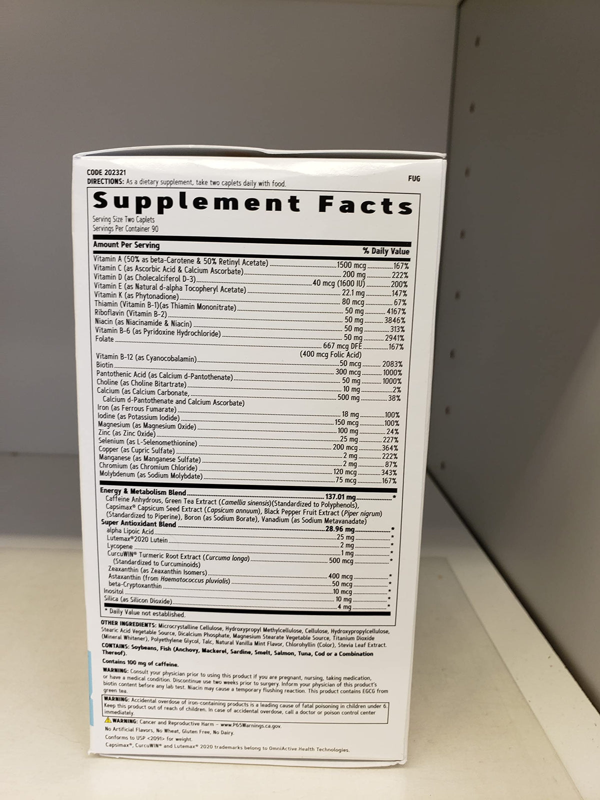 GNC Women's Multivitamin Energy & Metabolism - 60 Caplets - image 4