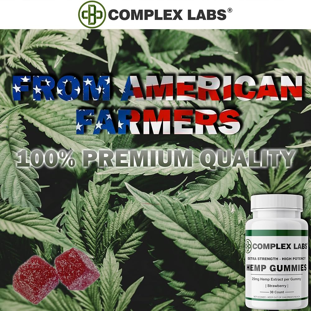 Cbdcomplex Labs Hemp Gummies 50mg Pure Extract - 30 Count - image 2
