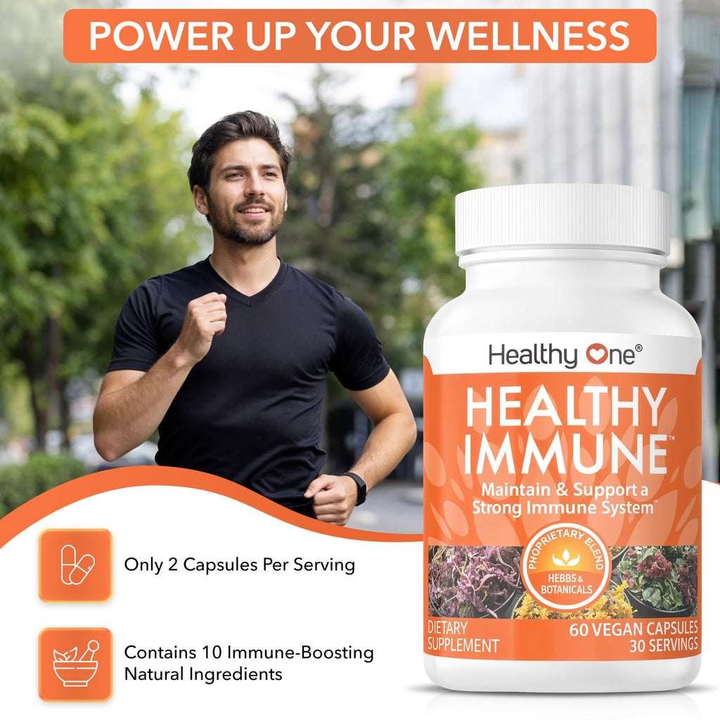 Healthy One Healthy Immune 10-in-1 Antioxidant Formula - 60 Capsules - image 3