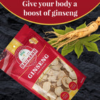 WISCONSIN ESTD 1978 BAUMANN GINSENG USA Baumann Ginseng Slice - 100%