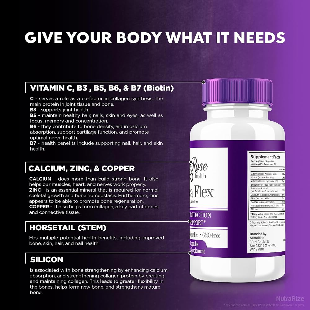 NutraRize Ultra Flex Capsules Advanced Joint Support - 60 Capsules - image 5