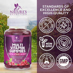 Nature's Nutrition Multivitamin Gummies for Adults - 60 Gummies - image 4