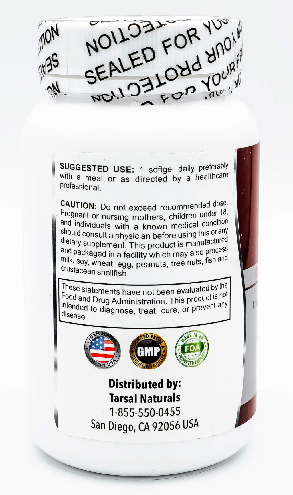 Tarsal Naturals Vitamin E 1000 IU - 50 Softgels - image 3