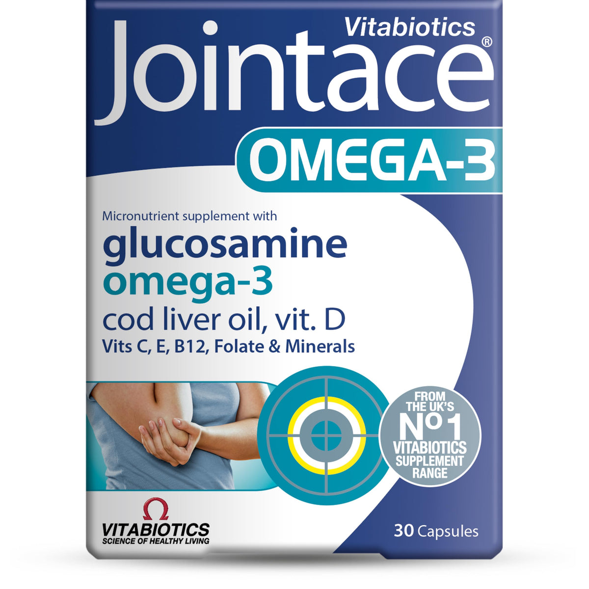 Jointace Omega-3 Capsules with Glucosamine - 30 Softgels