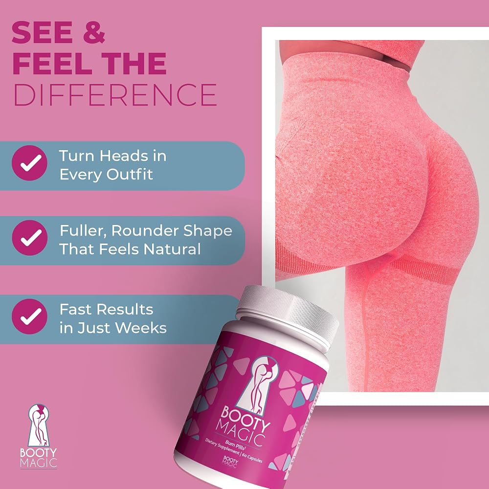 Booty Magic Butt Enhancement Pills - 60 Capsules - image 2