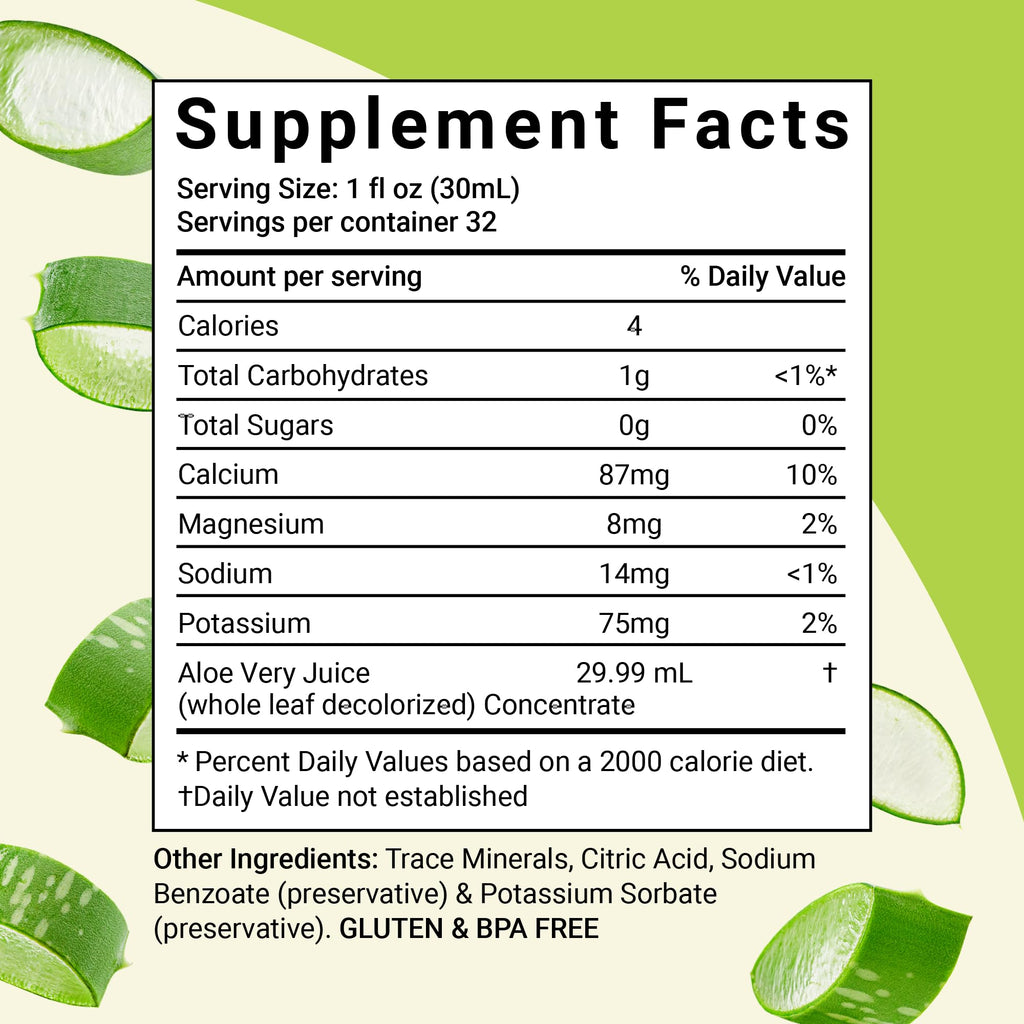 Aloe Life Whole Leaf Aloe Vera Juice Organic - 32 Fl Oz - image 2
