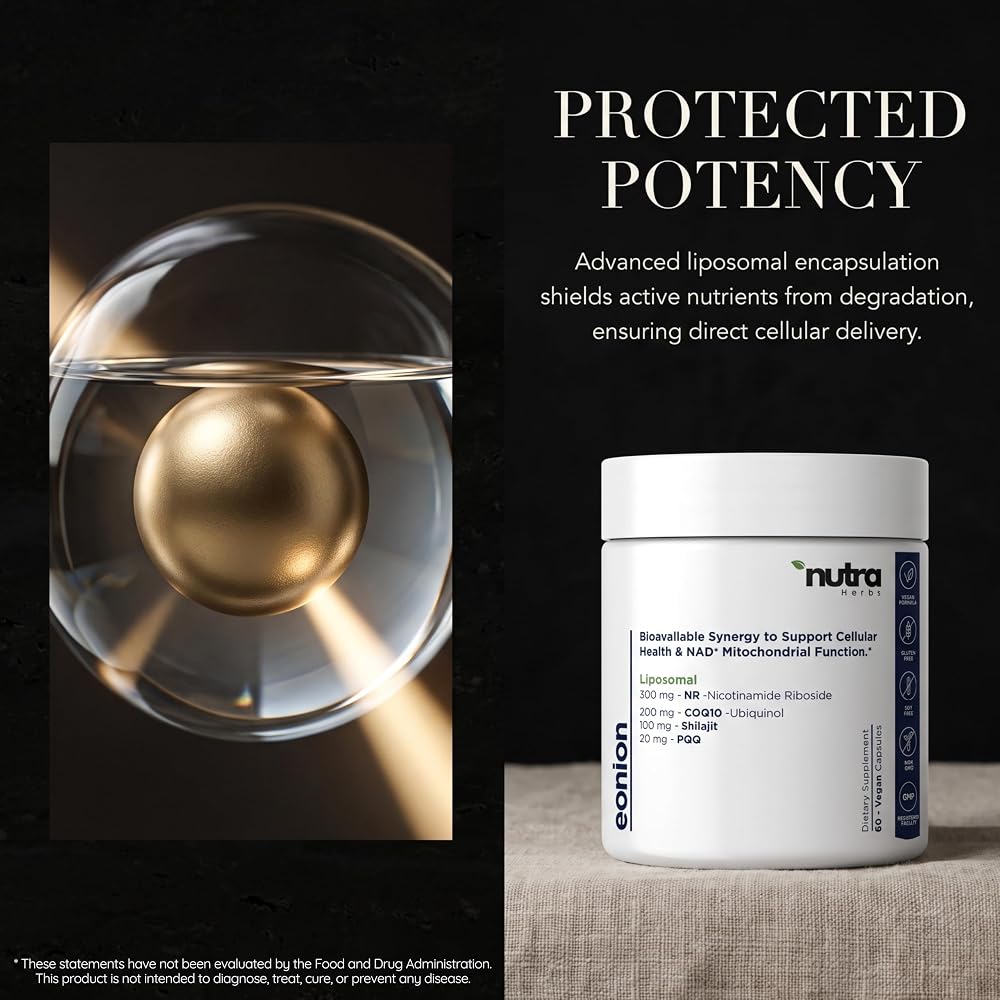 NutraHerbs Eonion NAD+ Complex Mitochondrial Support - 60 Capsules - image 3