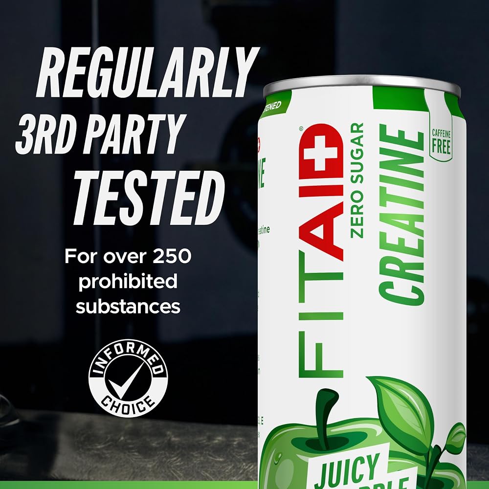 LIFEAID Creatine Recovery Drink, Electrolytes, Zero Sugar