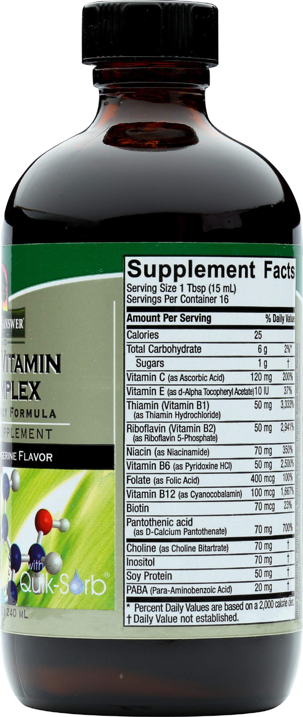 Nature's Answer Vitamin B Complex - 8 fl oz - image 5