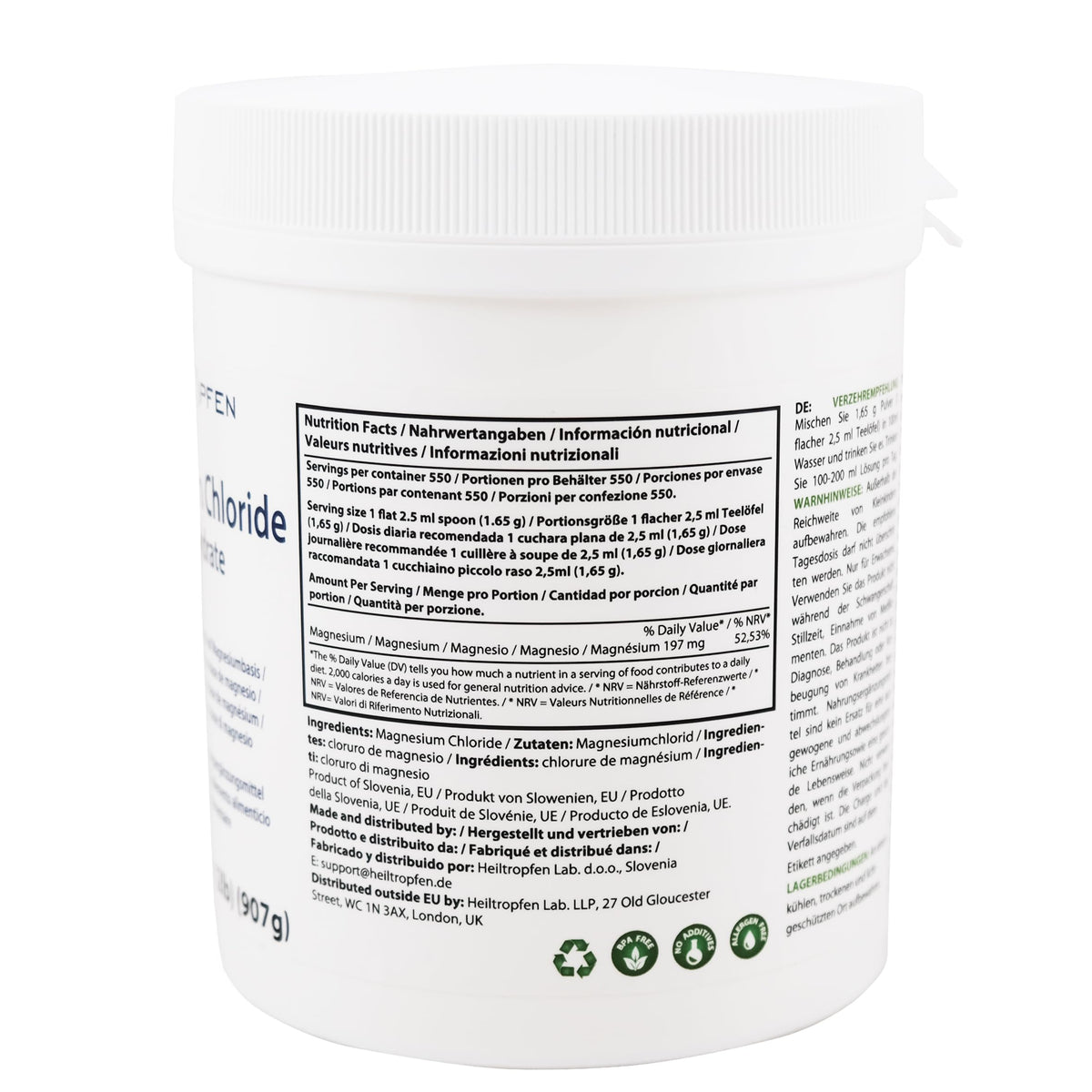 Heiltropfen Magnesium Chloride Hexahydrate Powder - 2 Pounds - image 7