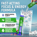 CardoMax Brain Supplements for Memory & Focus, Mixed Berry - 15 Stick Packs - image 4
