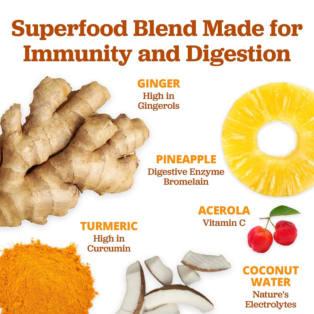 All About Juicing Ginger Shots with Pineapple & Turmeric