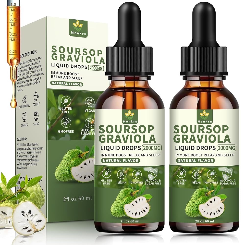 Menkru Soursop Graviola Liquid Drops