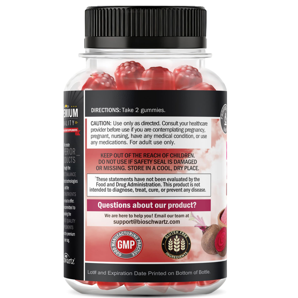 BioSchwartz BIOSHWARTZ Flavored Gummies Nitric Oxide Supports Energy