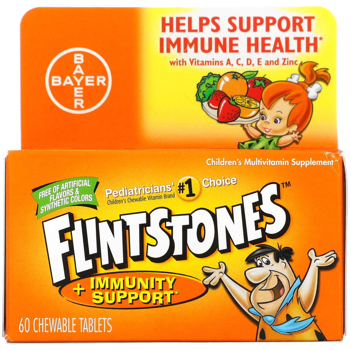 Flintstones Multivitamin + Immunity Support Chewables - 60 Count