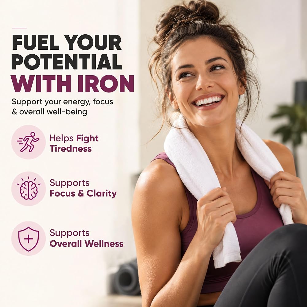 Vitaminnica Iron with Folic Acid - 60 Capsules - image 4