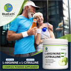 BlueEarth Company L-Arginine 5000mg + L-Citrulline Complex Powder