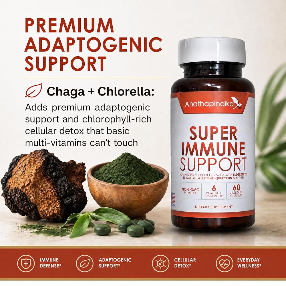 Anathapindika Health Super Immune Support 6-in-1 - 60 Capsules - image 4