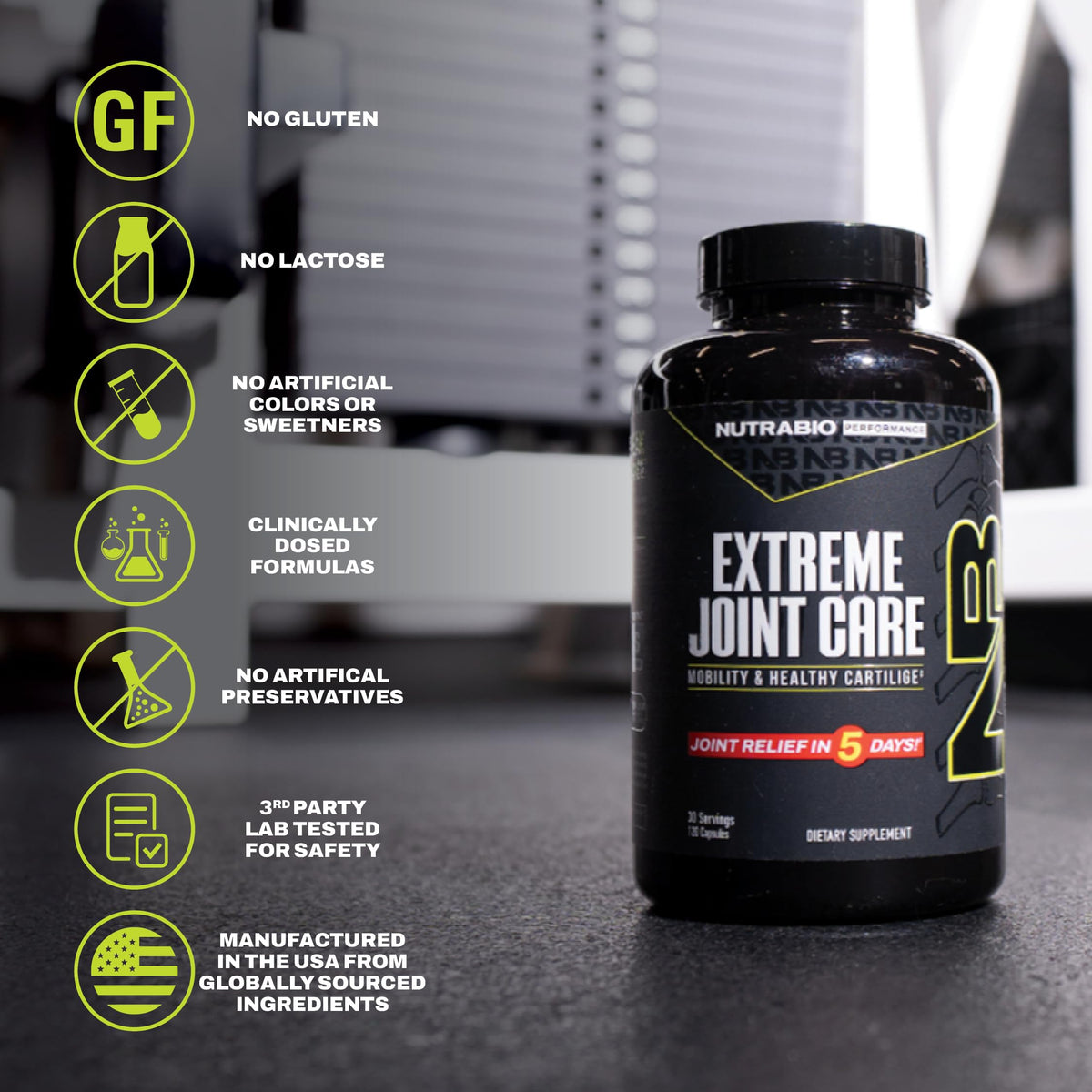 NutraBio Extreme Joint Care Joint Support Supplement - 120 Capsules - image 7