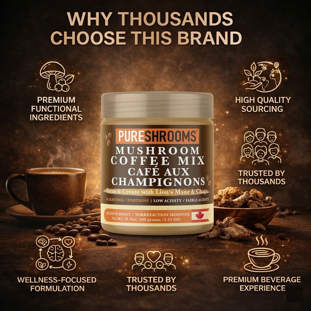 Pure Shrooms Adaptogenic Coffee