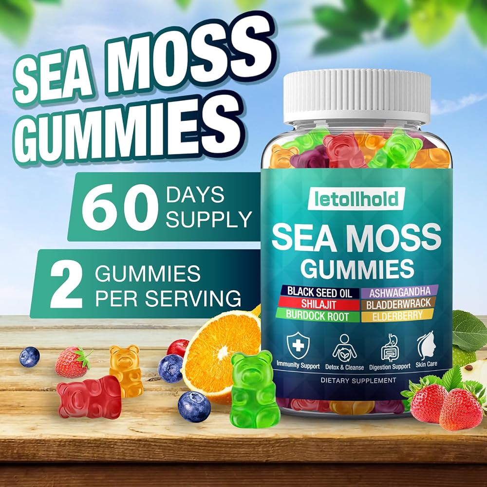 letollhold Sea Moss Gummies - Irish Sea Moss Gummies Advanced