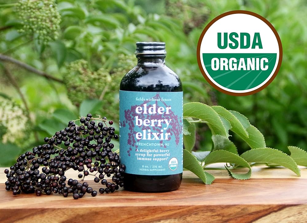 Fields Without Fences Elderberry Elixir Immune Support - 4 fl oz - image 4