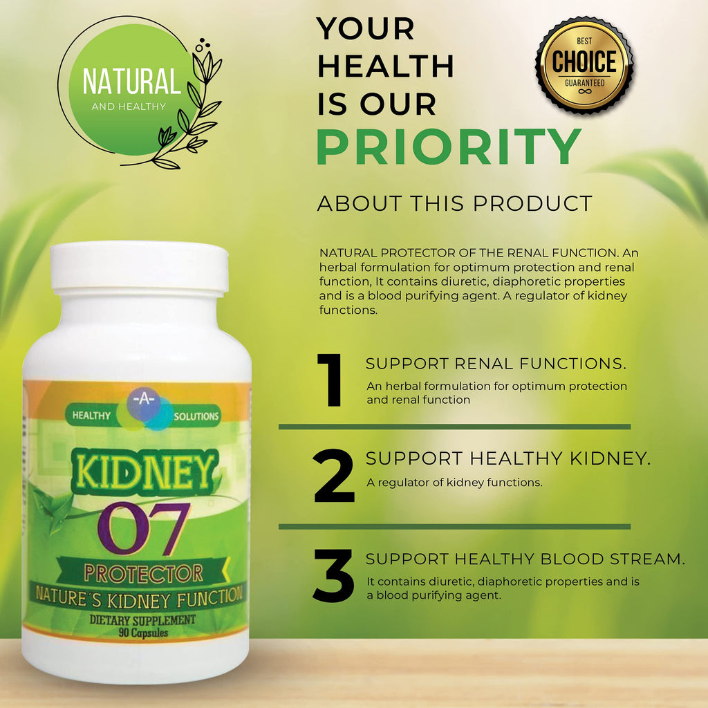 A Healthy Solutions Kidney Protector 07 - 90 Capsules - image 5