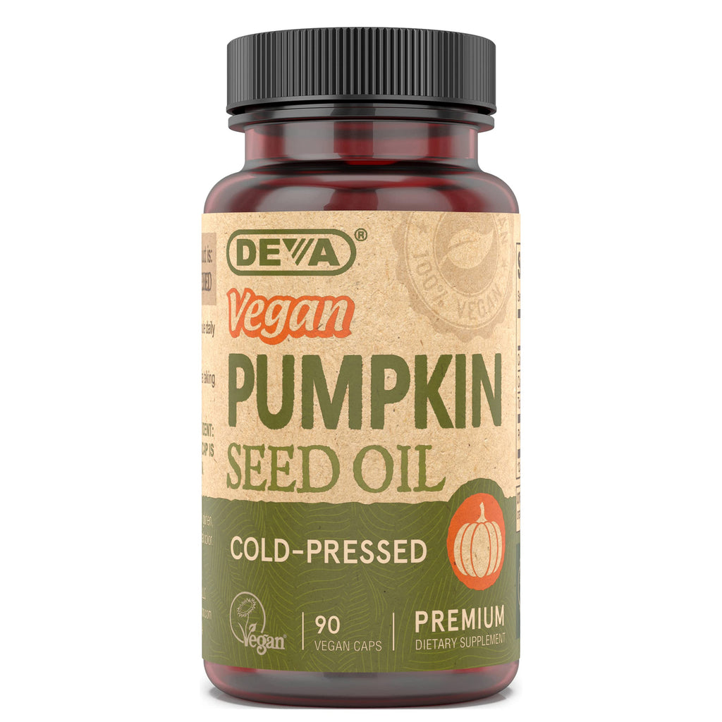 DEVA Nutrition Vegan Pumpkin Seed Oil 500 mg - 90 Capsules
