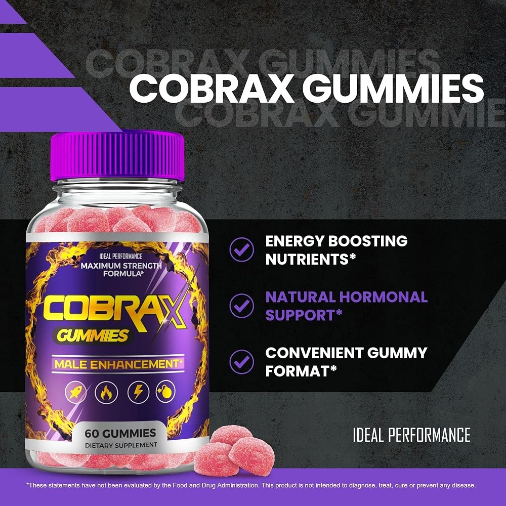 IDEAL PERFORMANCE CobraX All Natural Gummies - 60 Gummies - image 6