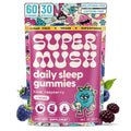 SuperMush Daily Sleep Gummies - Melatonin-Free Sleep Aid