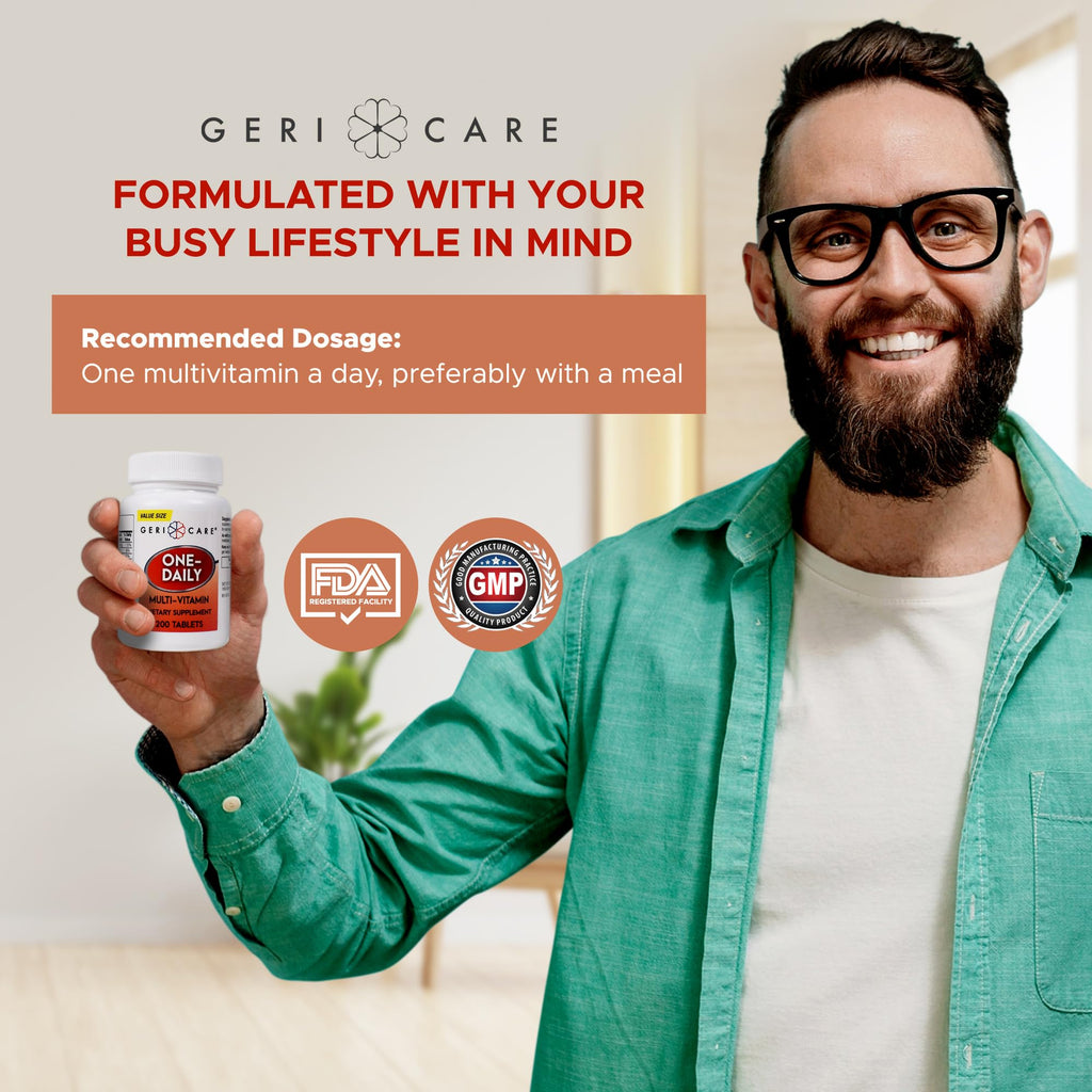 GeriCare One-Daily Multivitamin Tablet - 200 Count - image 6