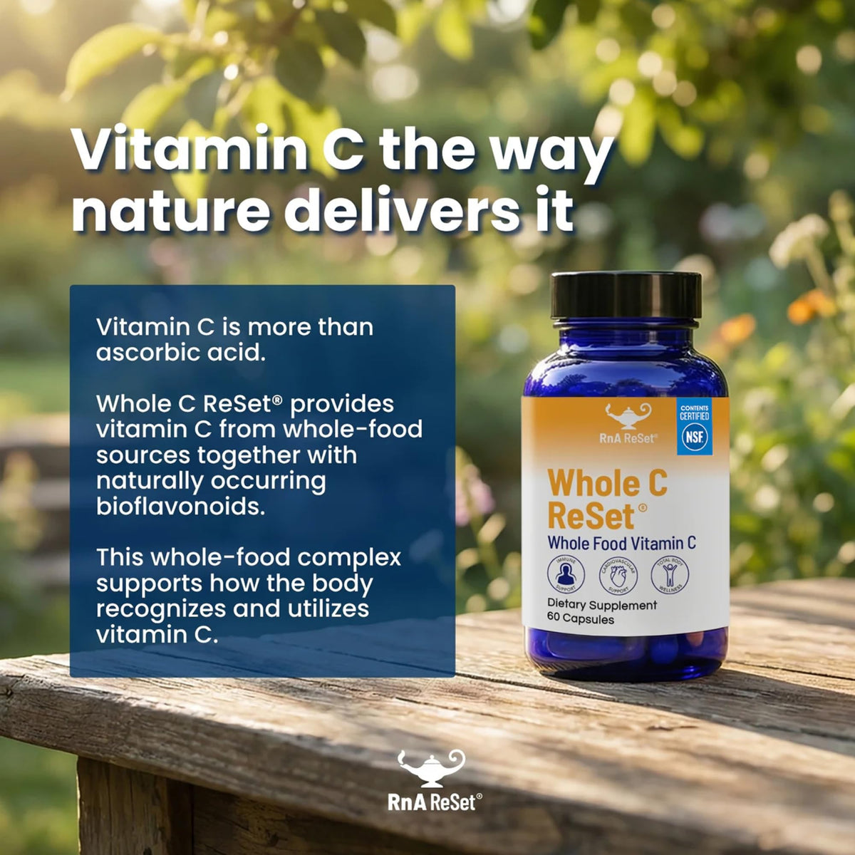 RnA ReSet Whole Food Vitamin C Supplement - 60 Capsules - image 5
