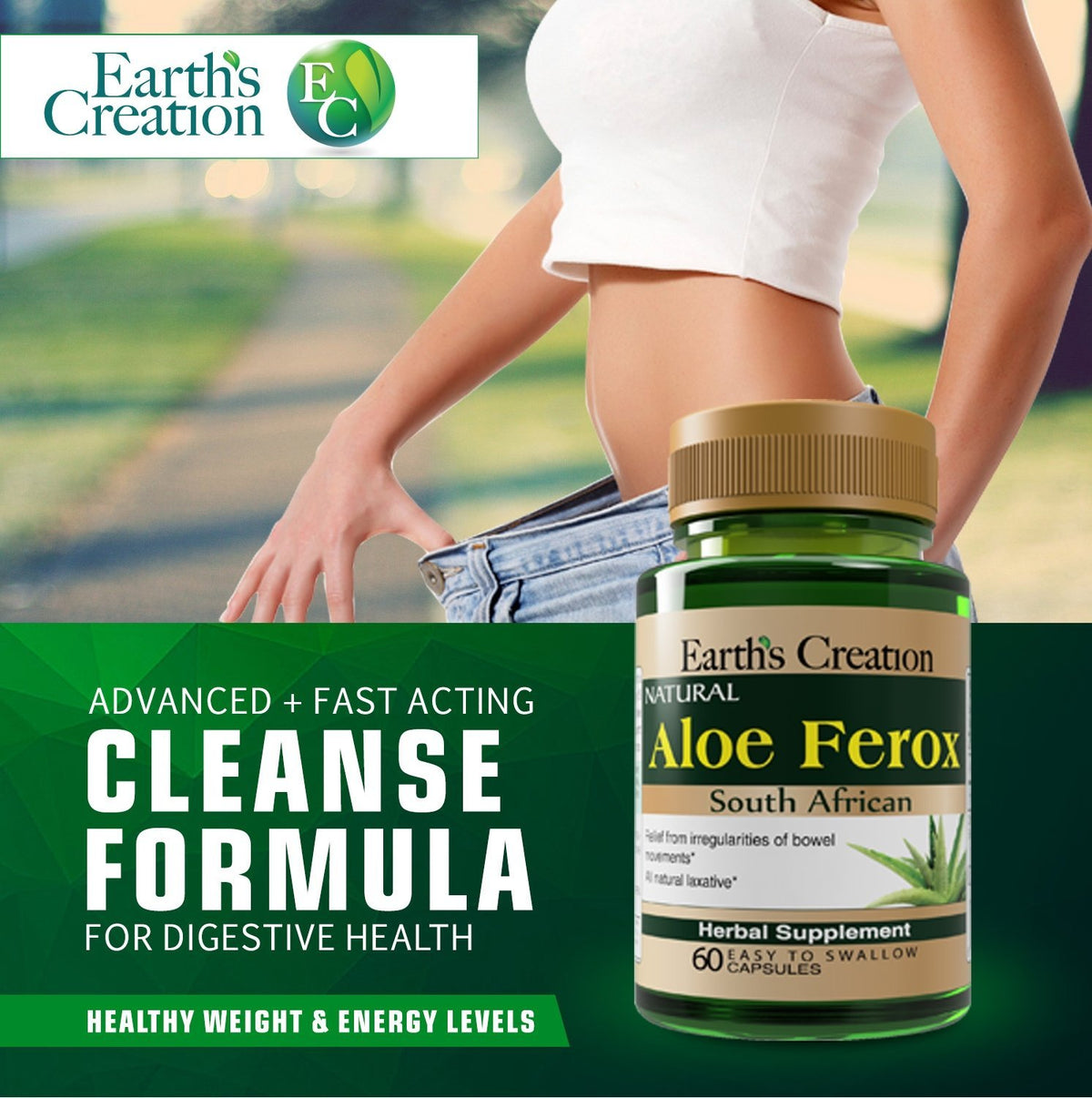 Earth's Creation South African Cape Aloe Vera Ferox Natural Laxative - image 2