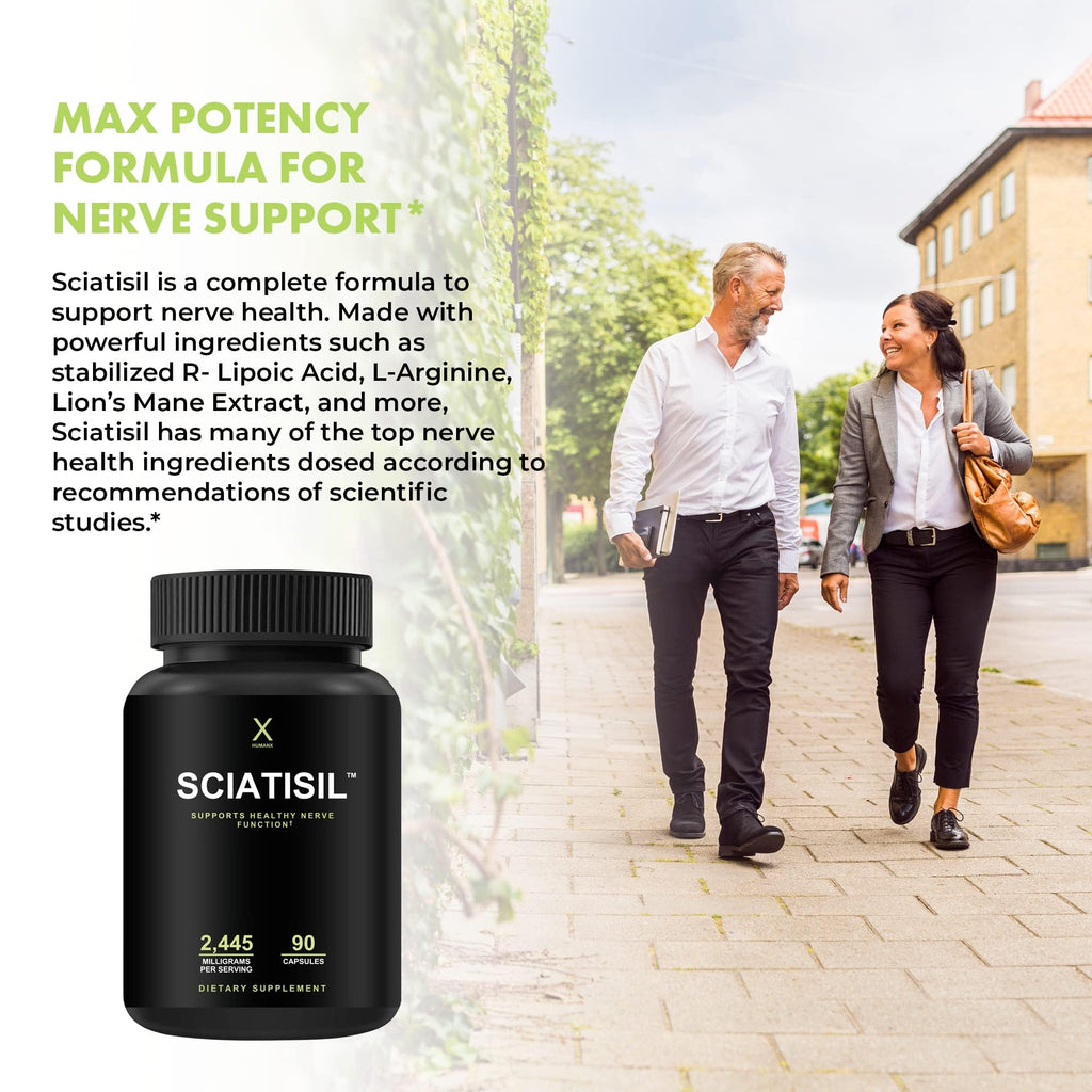 HUMANX Sciatisil Nerve Support Supplement - 90 Capsules - image 4