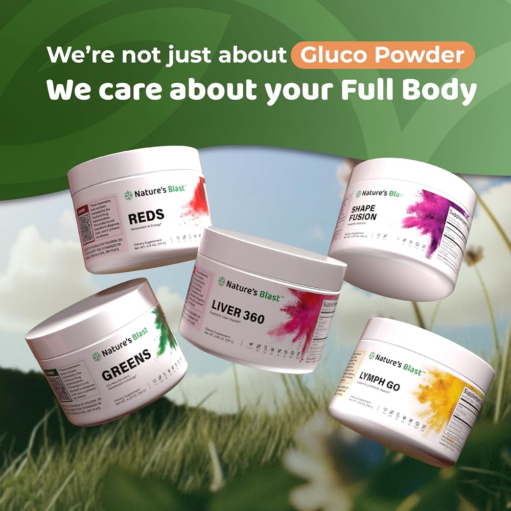 NATURES BLAST Gluco-Powder Metabolic Wellness Blend - 4.09 oz - image 9